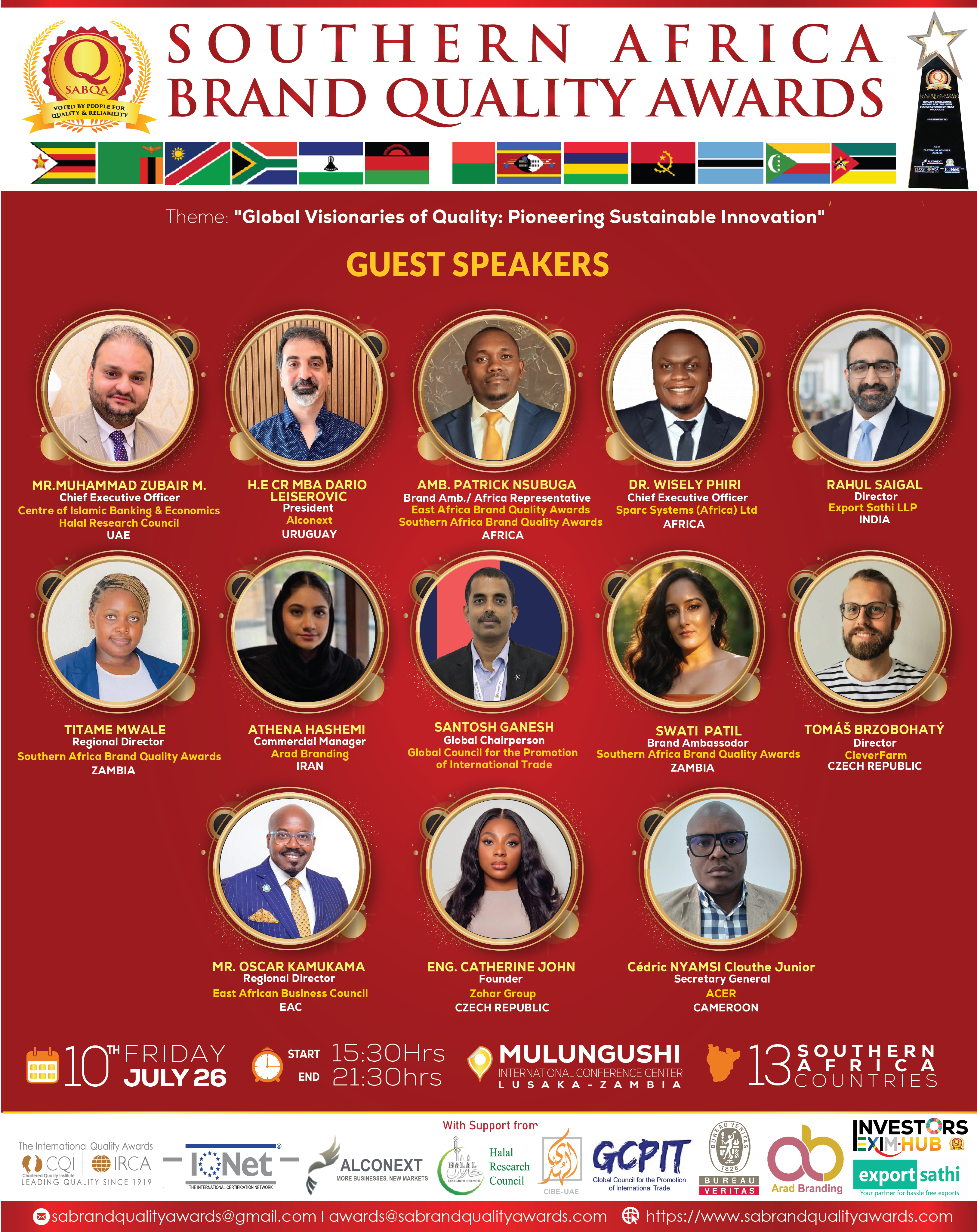 SABQA 2025 Guest Speakers Lineup